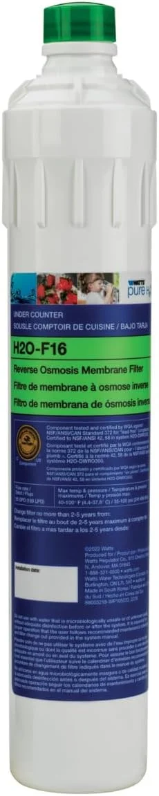 فیلتر ممبران جایگزین واتس Pure H2O برای زیر سینک فیلتر ممبران جایگزین واتس Pure H2O برای زیر سینک