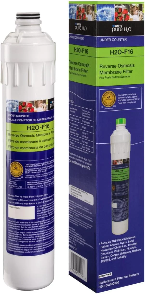 فیلتر ممبران جایگزین واتس Pure H2O برای زیر سینک