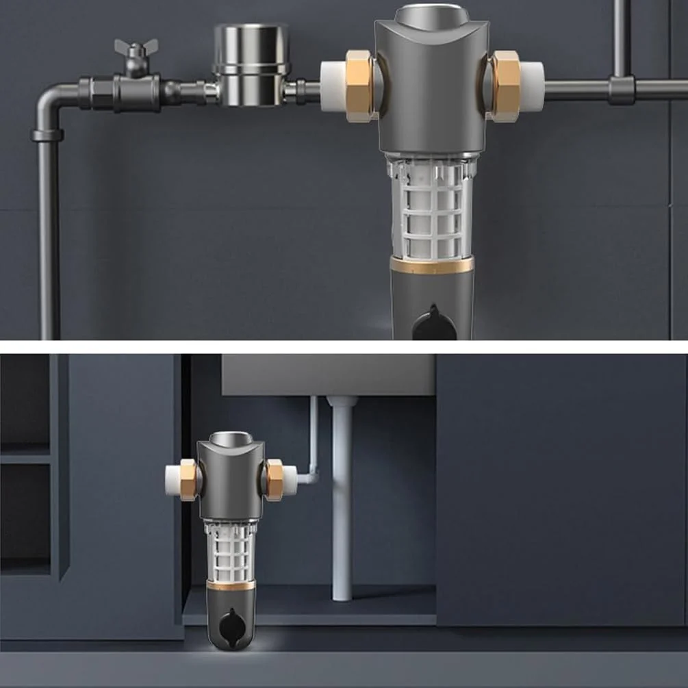 فیلتر رسوب گیر چرخشی، فیلتر رسوب 40 میکرونی برای آب چاه، مجهز به فشارسنج دقیق آب، مقاوم در برابر دماهای پایین تا -30 درجه سانتیگراد، سیستم شستشوی معکوس اتوماتیک فیلتر رسوب گیر چرخشی، فیلتر رسوب 40 میکرونی برای آب چاه، مجهز به فشارسنج دقیق آب، مقاوم در برابر دماهای پایین تا -30 درجه سانتیگراد، سیستم شستشوی معکوس اتوماتیک