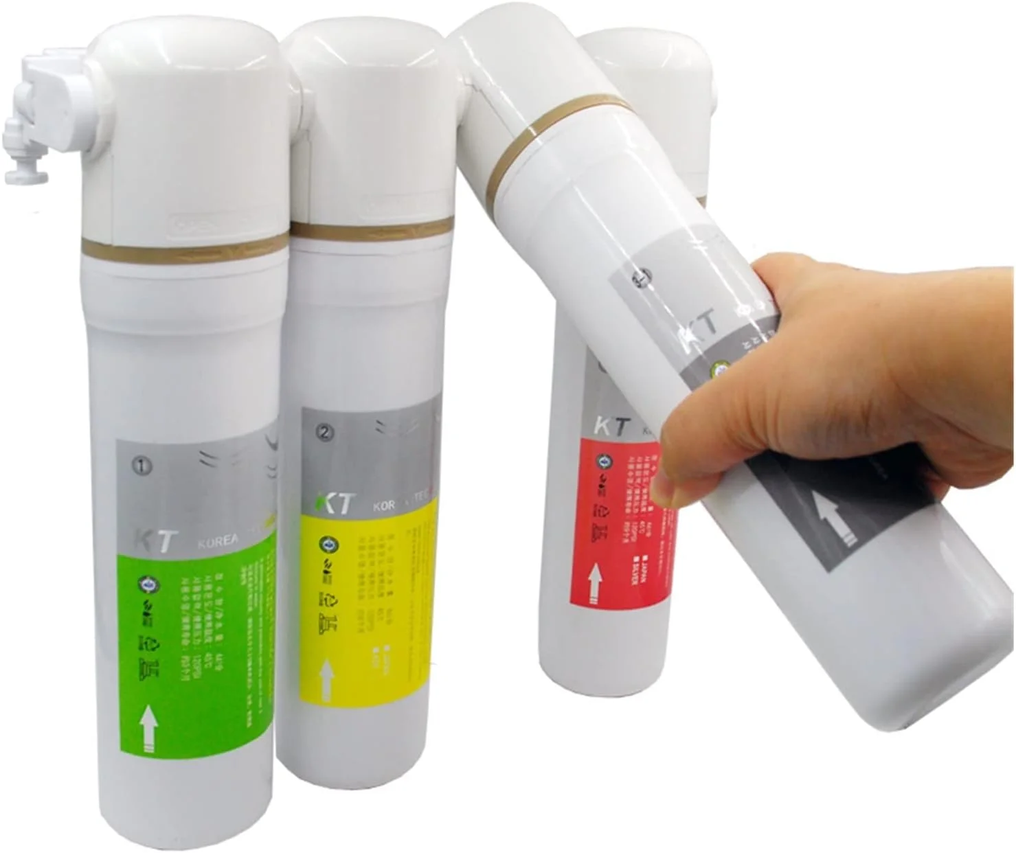 سیستم فیلتر آب gxyglsgysgjs سیستم اولترافیلتراسیون فیلتر آب UI-4 4 مرحله ای تعویض سریع زیر سینک فیلتر آب آشامیدنی برای مصارف خانگی IU-4 چند منظوره سیستم فیلتر آب gxyglsgysgjs سیستم اولترافیلتراسیون فیلتر آب UI-4 4 مرحله ای تعویض سریع زیر سینک فیلتر آب آشامیدنی برای مصارف خانگی IU-4 چند منظوره