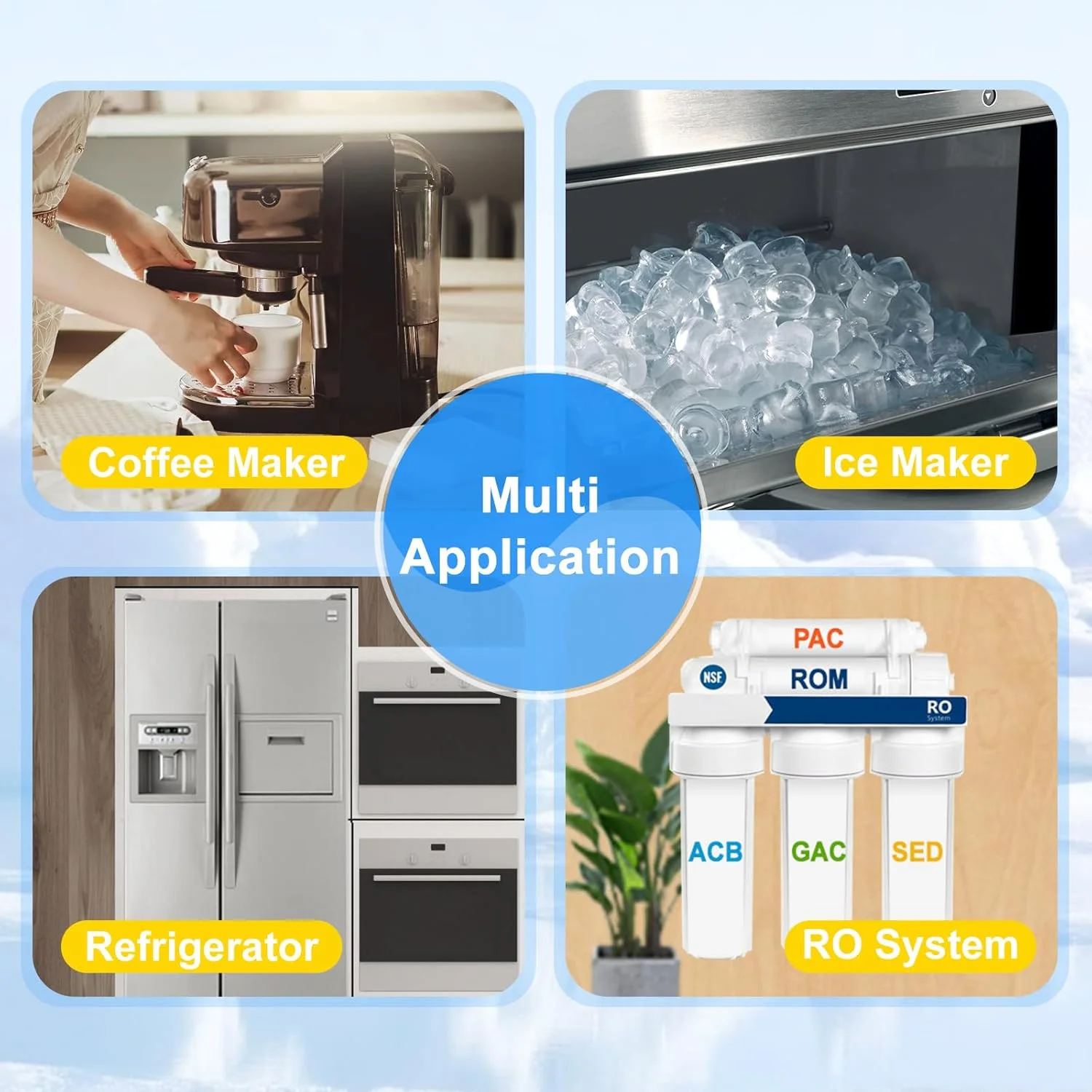 فیلتر آب زیر سینکی - فیلتر آب با شیر برای بار خانگی و حمام، بسیار موثر در کاهش کلر، طعم و بوی نامطبوع، انتخاب خوب برای دستگاه یخ ساز رومیزی، قهوه ساز و مراقبت از پوست فیلتر آب زیر سینکی - فیلتر آب با شیر برای بار خانگی و حمام، بسیار موثر در کاهش کلر، طعم و بوی نامطبوع، انتخاب خوب برای دستگاه یخ ساز رومیزی، قهوه ساز و مراقبت از پوست