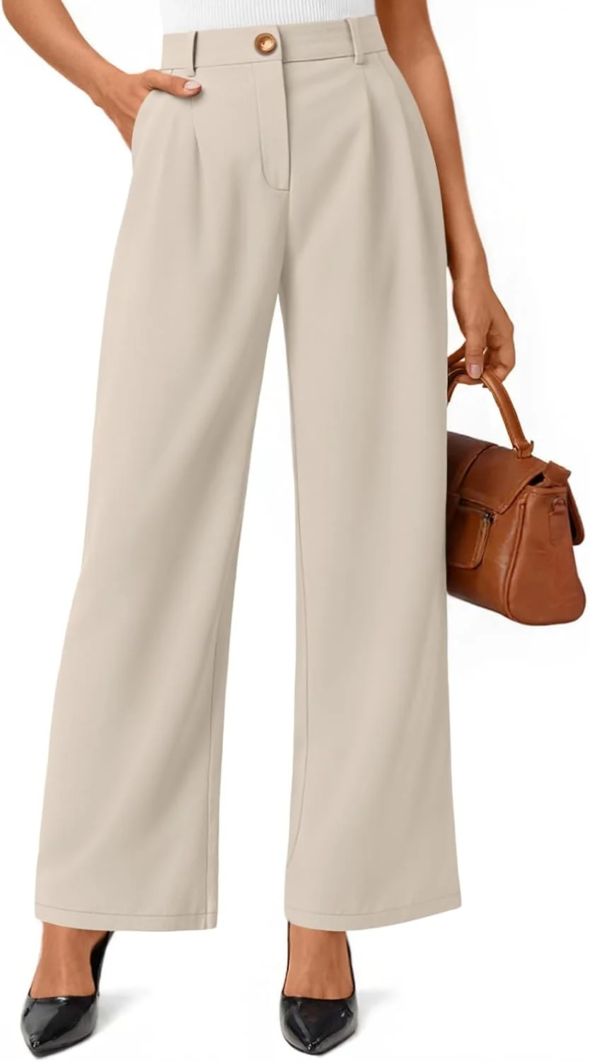 شلوار زنانه پاچه گشاد، مناسب برای محیط کار و استایل کژوال شلوار زنانه پاچه گشاد، مناسب برای محیط کار و استایل کژوال