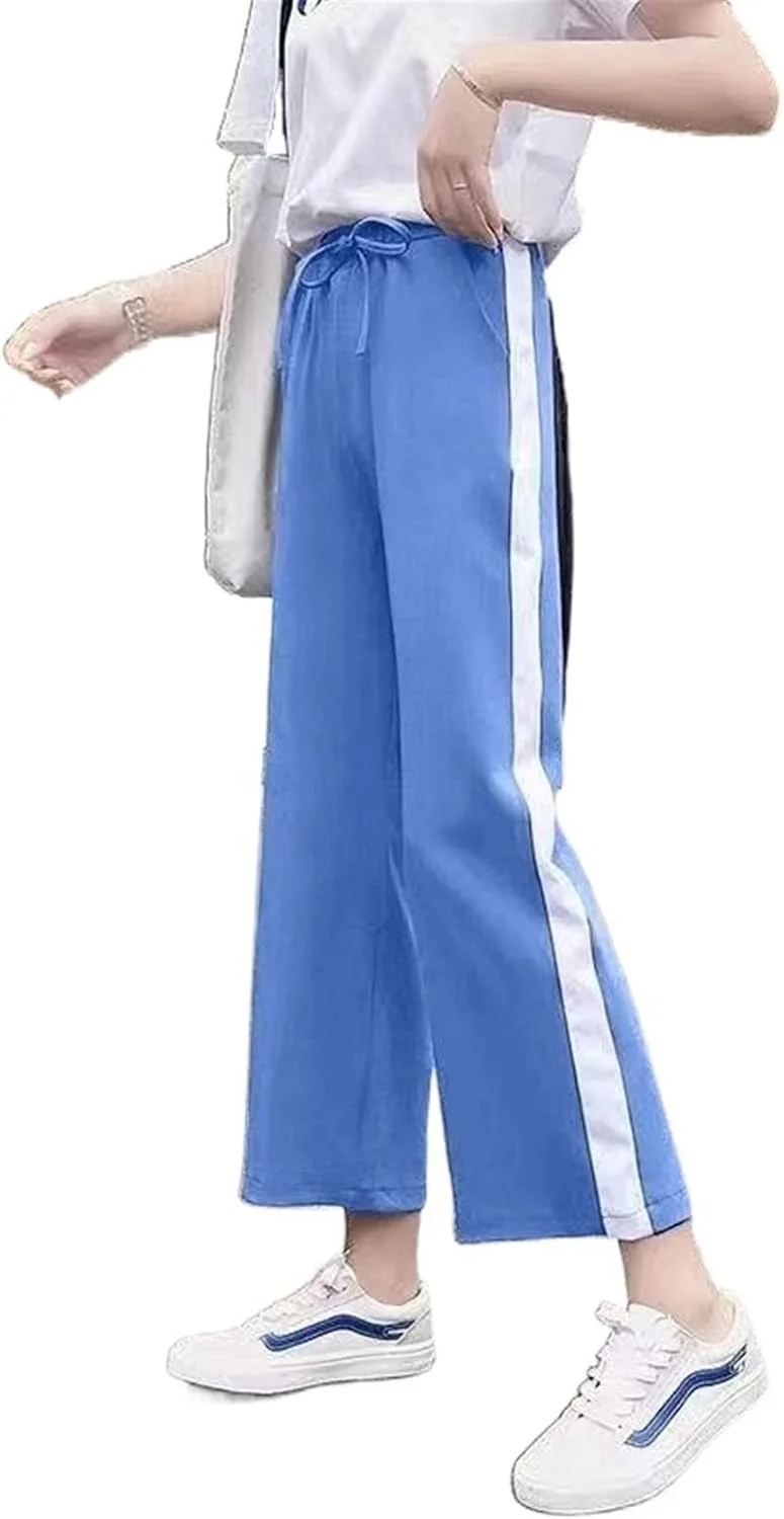 شلوار زنانه، شلوار روزمره زنانه، تکه دوزی، مناسب استفاده روزانه دانشجویی، استایل خیابانی، گشاد، ست کامل، تابستانی، دارای جیب و بند کشی (رنگ: Hortel، سایز: XXL)