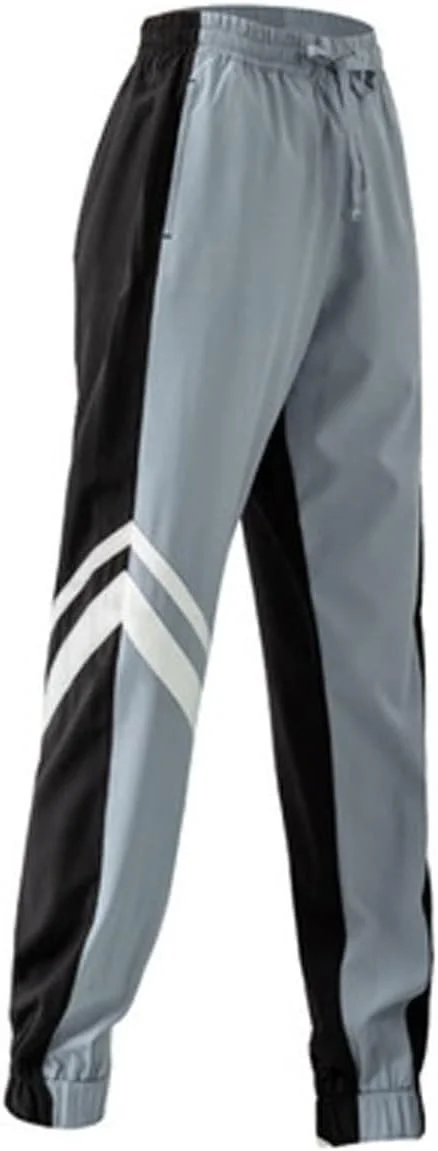 شلوار ورزشی زنانه BEABAG، شلوار جاگر زنانه، رنگی، تکه دوزی شده، مناسب دویدن و ورزش، شلوار گشاد راه راه نازک، شلوار عرق گیر کشی و راحت برای یوگا (رنگ: مشکی خاکستری LW-YDK10، سایز: S)