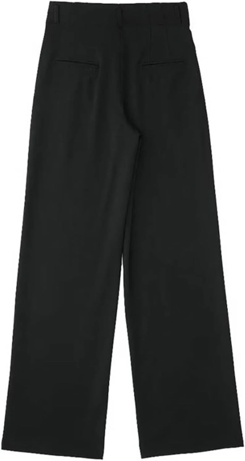 شلوار زنانه BEABAG، شلوار راسته زنانه با جیب های جانبی، کمر بلند و زیپ دار (سایز: L) شلوار زنانه BEABAG، شلوار راسته زنانه با جیب های جانبی، کمر بلند و زیپ دار (سایز: L)