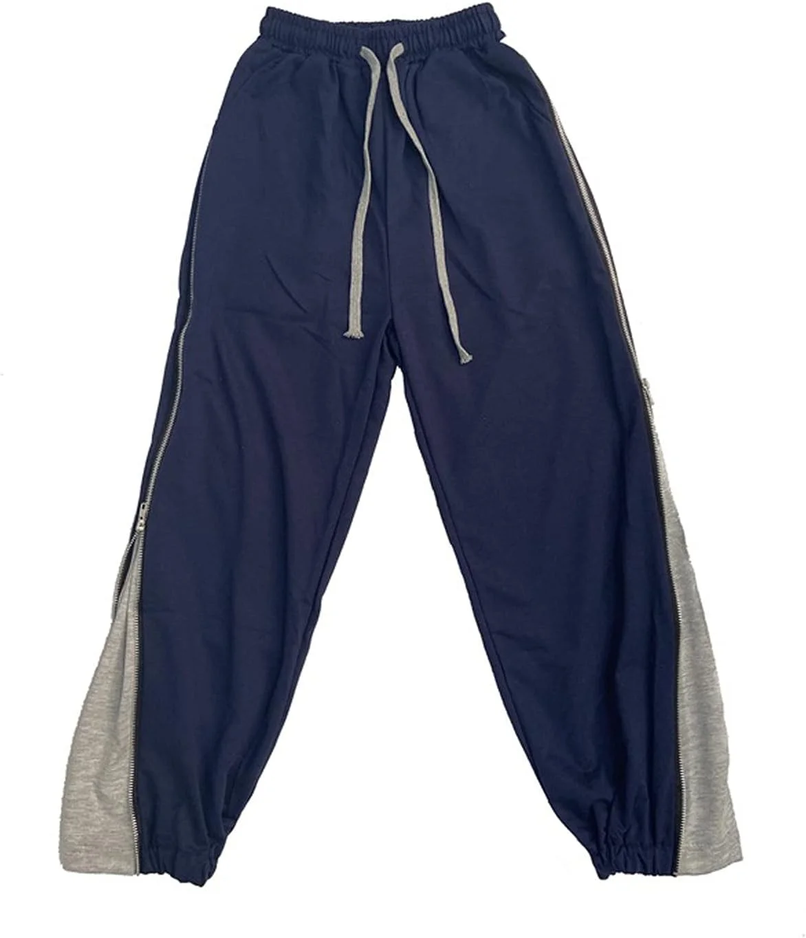 شلوار زنانه، شلوار ورزشی زنانه بهاره، شلوار راسته خیابانی، کمر بلند، شلوار گشاد مد روز راه راه، شلوار ساق پهن غیر رسمی (رنگ: Hortel، سایز: X-Large)