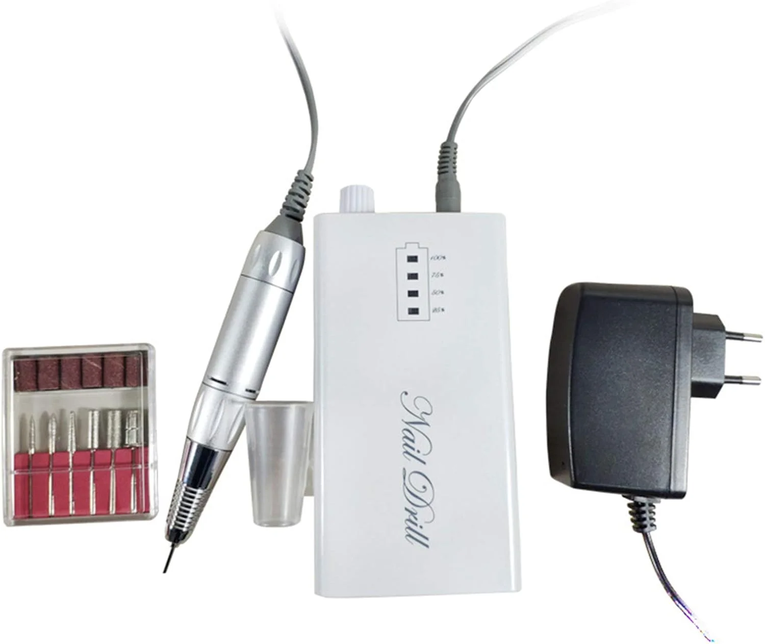 دستگاه سوهان برقی ناخن 30000 دور در دقیقه، مجموعه ابزار حرفه ای مانیکور پدیکور و پولیش ناخن با متعلقات