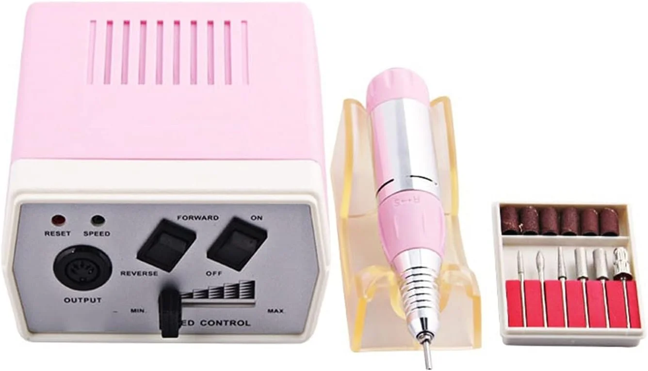 دستگاه سوهان ناخن برقی 30000 دور در دقیقه، قدرت بالا، ست حرفه ای مانیکور و پدیکور، ابزار پولیش ناخن