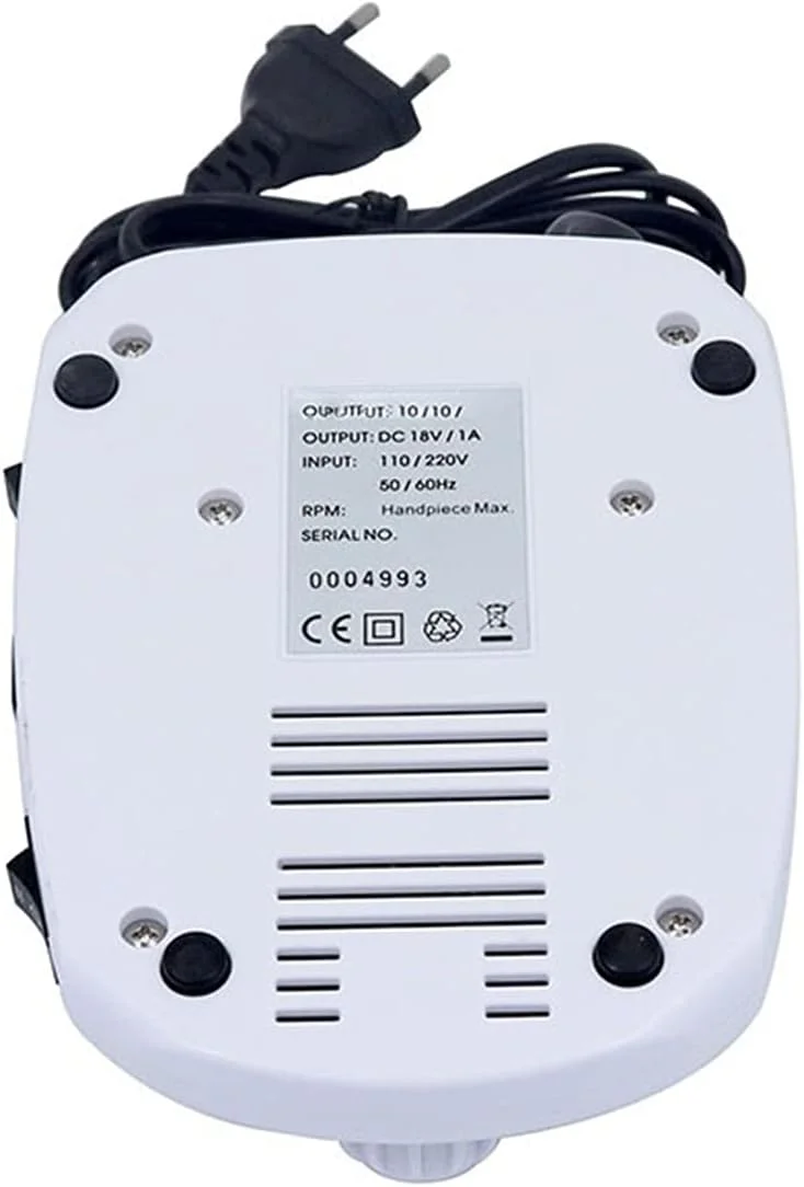 ست مراقبت از ناخن - دستگاه مانیکور برقی با سرعت بالا 35000 دور در دقیقه به همراه پدال پایی و مجموعه مته