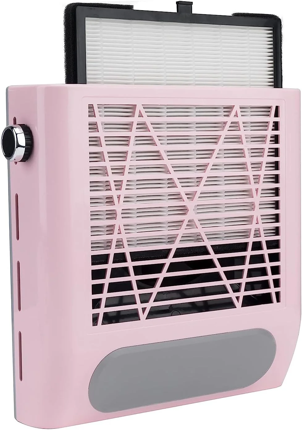 دستگاه جمع کننده گرد و غبار ناخن، 80 وات قابل تنظیم، فیلتر برقی ناخن برای مانیکور، فن جمع کننده گرد و غبار ناخن برای سالن - جمع کننده برقی گرد و غبار برای دریل ناخن و سوهان ناخن