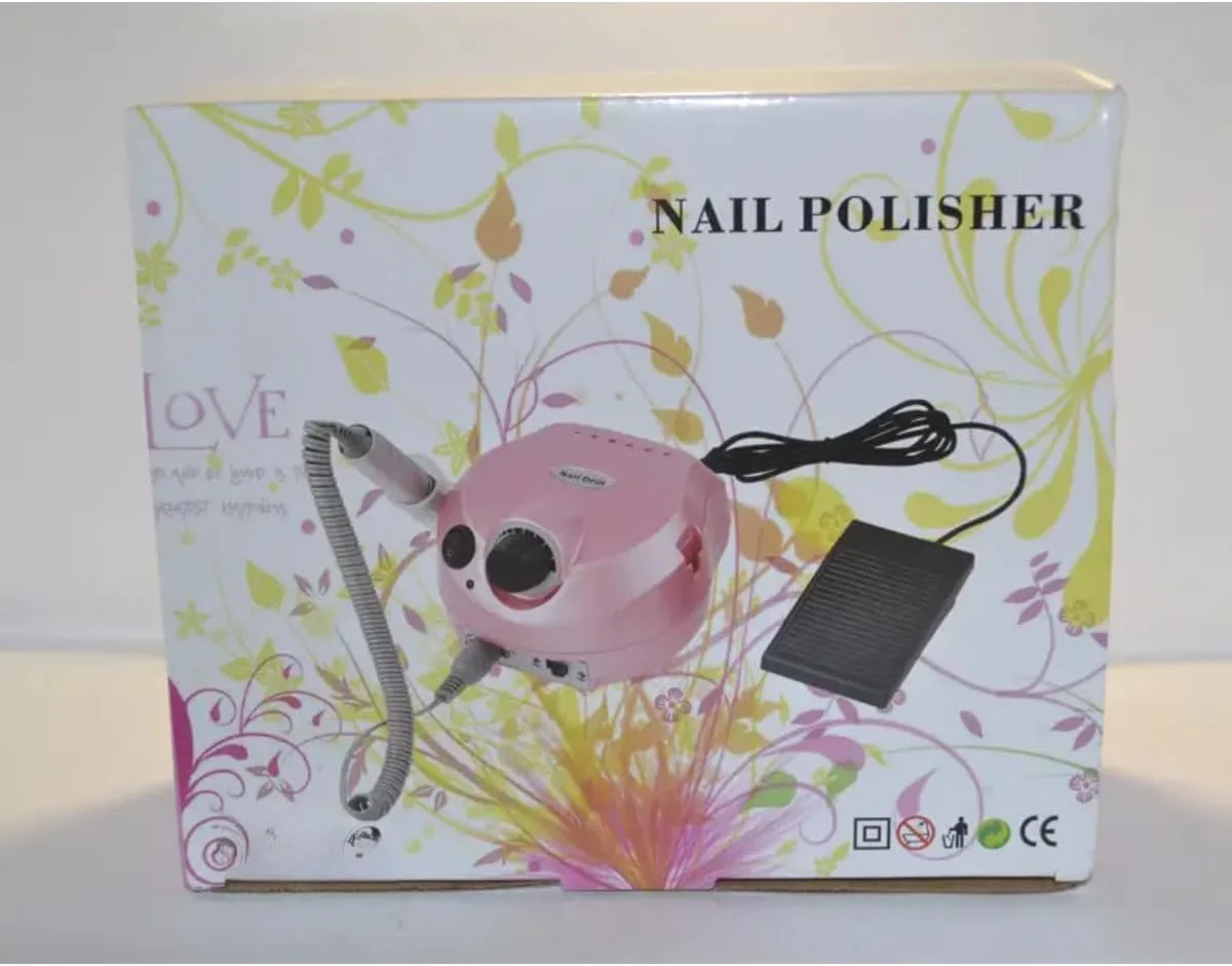 ست دستگاه مانیکور و پدیکور برقی با طراحی قابل حمل، نمایشگر LED، پدال پایی و سری های متنوع