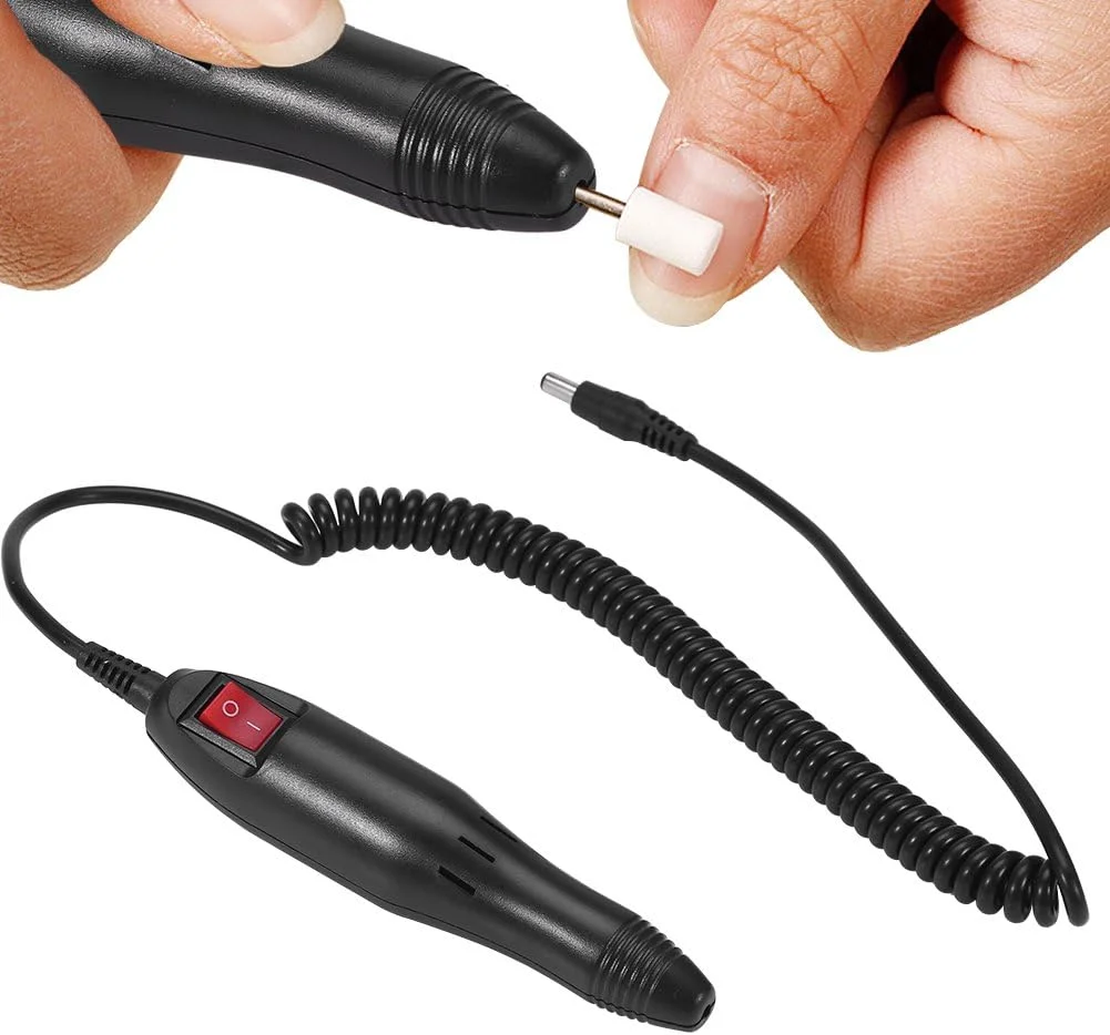 دسته دریل برقی ناخن برای مانیکور، سوهان ناخن حرفه ای برای اکریلیک