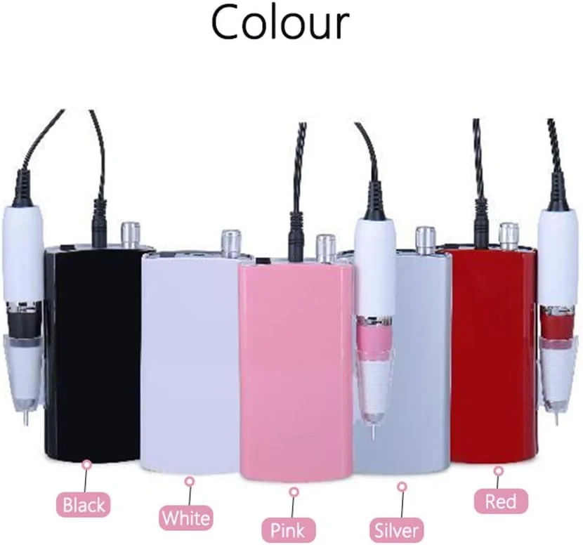 دستگاه سوهان برقی ناخن، کیت مانیکور و پدیکور 30000 دور در دقیقه، ابزار بافر کوتیکول برقی برای ناخن های اکریلیک، ناخن های ژلی، پولیشر طراحی ناخن