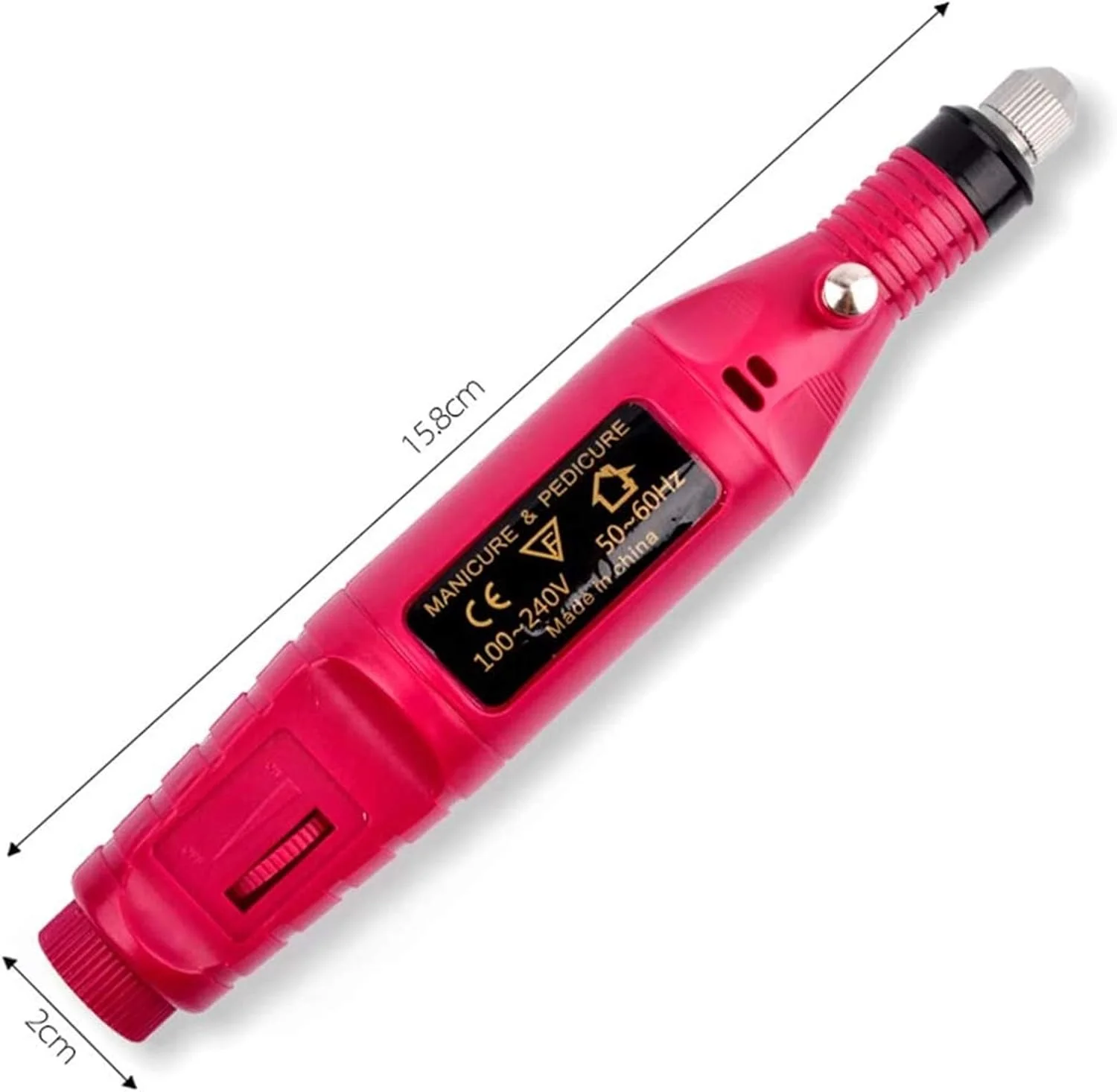 ست مانیکور و پدیکور برقی، دستگاه سوهان ناخن برای ناخن های اکریلیک، لاک معمولی، ناخن های ژلی، 6 در 1 چند منظوره