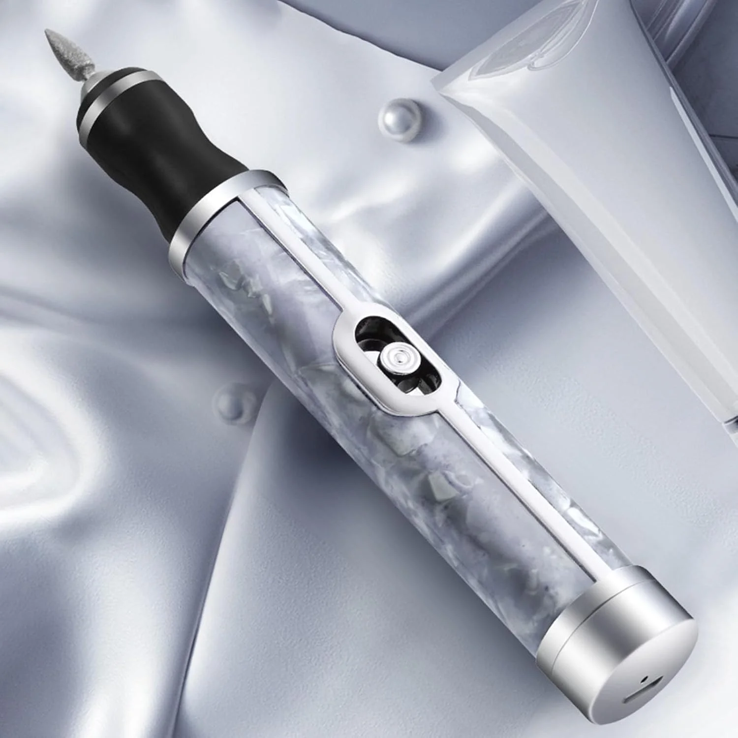 دستگاه سوهان برقی ناخن 20000 دور در دقیقه - حرفه ای، لوازم جانبی مانیکور قابل شارژ USB، ابزار پدیکور برای از بین بردن لاک ژل و ناخن های اکریلیک