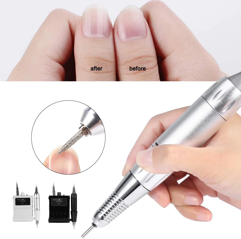 دستگاه سوهان ناخن برقی قابل حمل و شارژی FILFEEL با سرعت 30000 دور در دقیقه، مناسب برای ژل آکریلیک، پولیش و مانیکور پدیکور سریع (سفید) دستگاه سوهان ناخن برقی قابل حمل و شارژی FILFEEL با سرعت 30000 دور در دقیقه، مناسب برای ژل آکریلیک، پولیش و مانیکور پدیکور سریع (سفید)