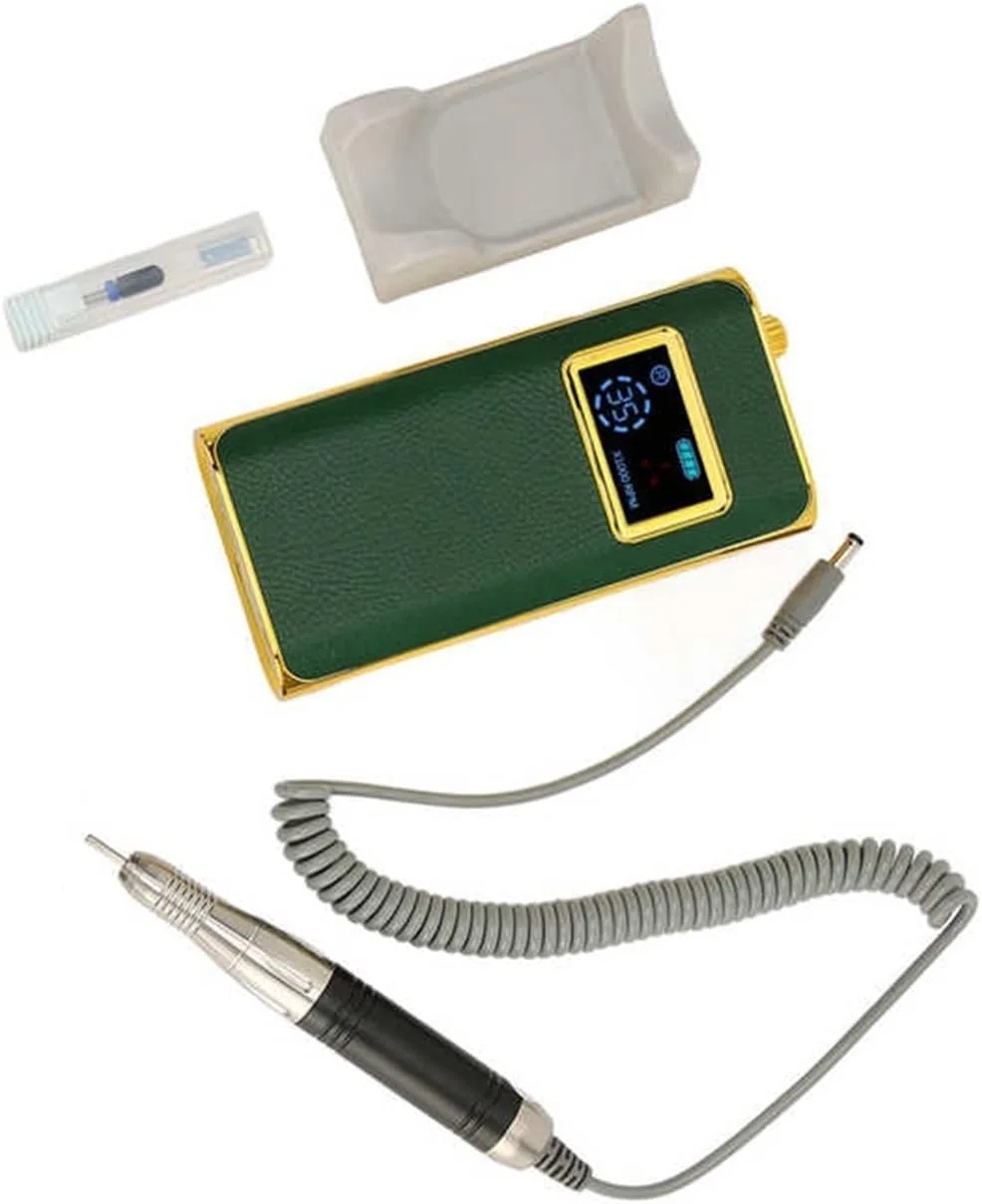 دستگاه سوهان برقی ناخن GaRcan، پولیشر برقی ناخن، دستگاه قابل حمل شارژی 35000 دور در دقیقه، ابزار حرفه ای مانیکور و طراحی ناخن