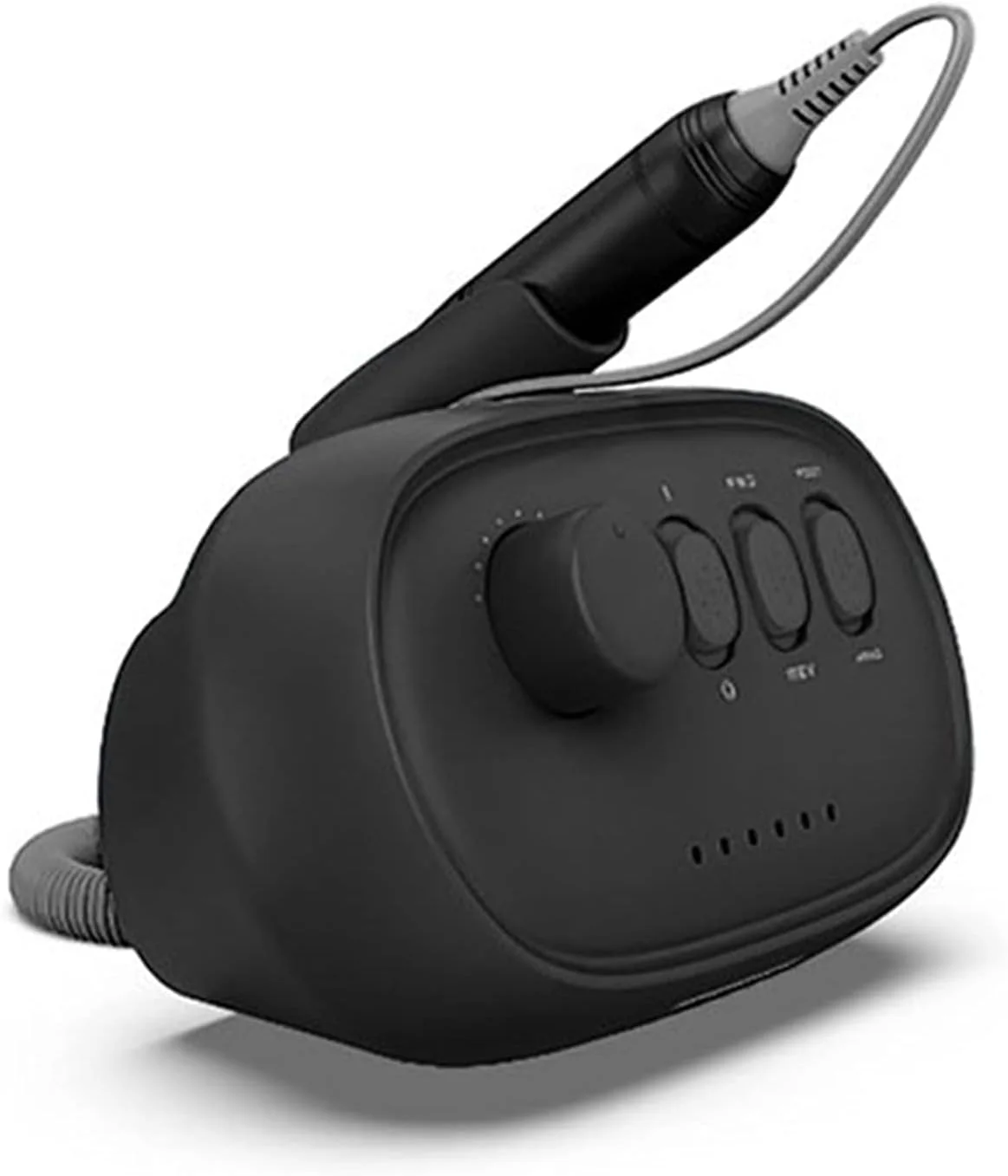 دستگاه سوهان برقی ناخن FURLOU، دستگاه دریل ناخن رنگارنگ 35000 دور در دقیقه، سوهان برقی حرفه ای ناخن، مته های مانیکور ناخن برای طراحی ناخن برای ناخن های طبیعی، لاک ژل (رنگ: مشکی)