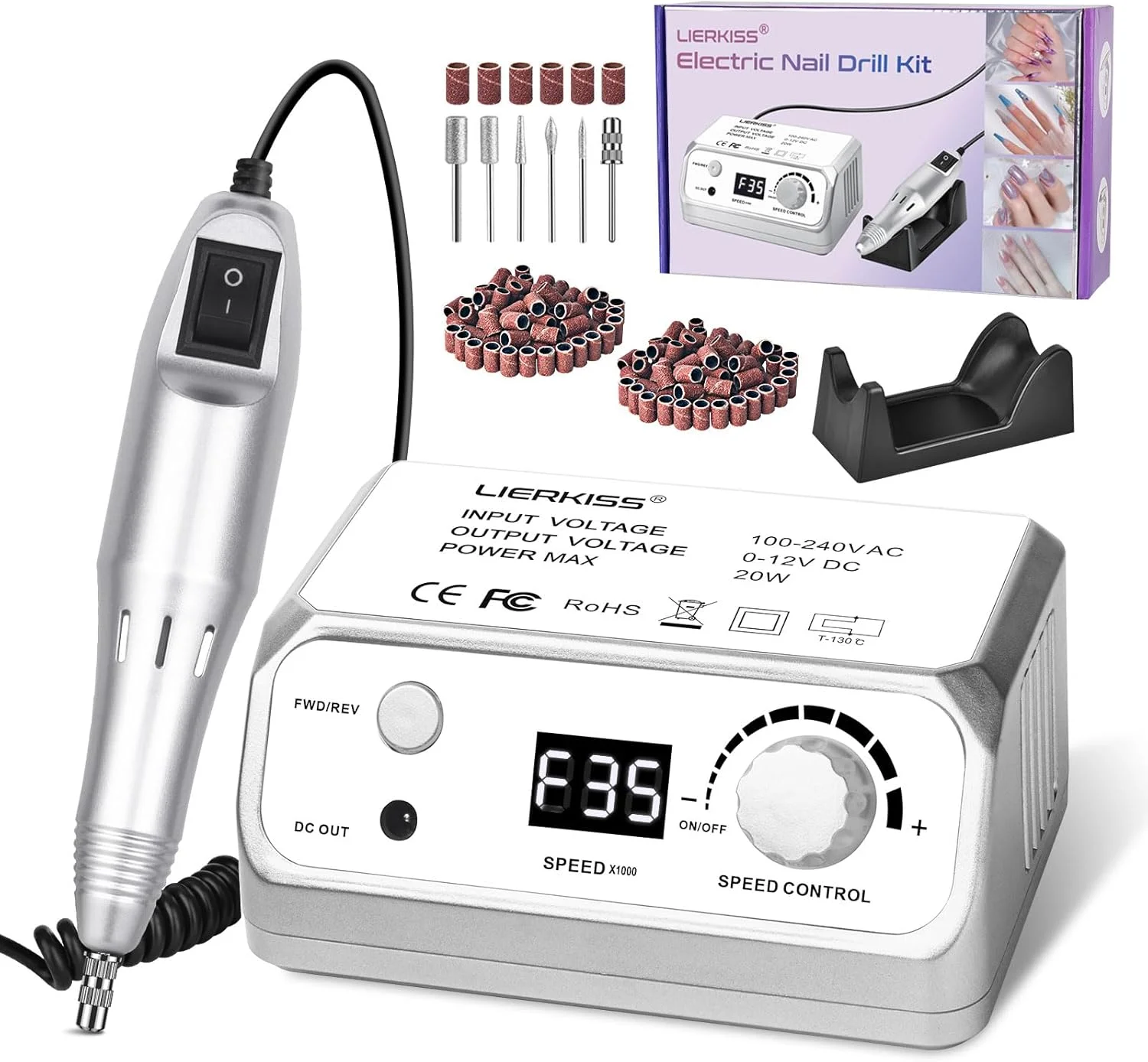 دستگاه سوهان برقی ناخن آکریلیک برای ناخن های ژلی