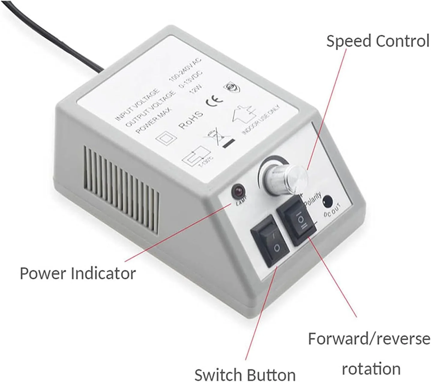 دستگاه سوهان برقی ناخن، ست دستگاه سوهان برقی ناخن، فرز مانیکور حرفه ای، ابزار هنر ناخن، سوهان سنباده ای، از بین برنده کوتیکول ژل، ابزار هنر ناخن
