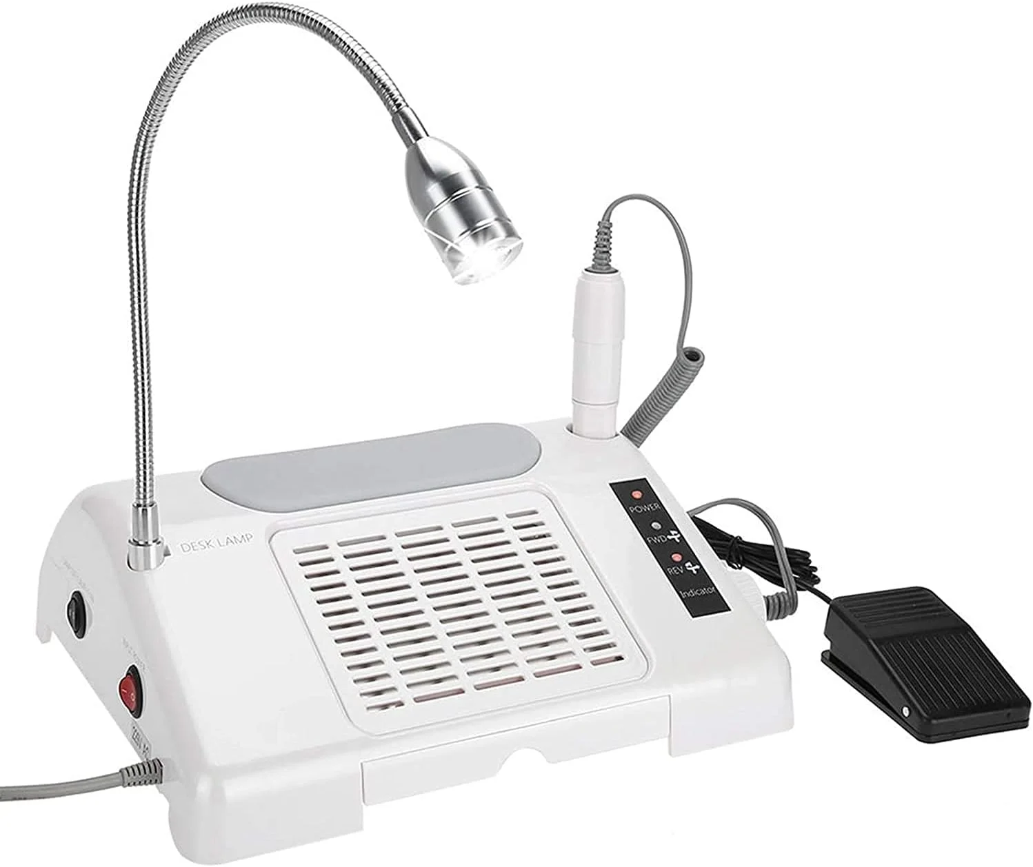 دستگاه سوهان ناخن 3 در 1، دستگاه برقی چند منظوره 65 واتی ناخن، جمع کننده گرد و غبار ناخن و چراغ، کیت ابزار مانیکور تجهیزات تخصصی هنر ناخن برای ناخن های ژلی آکریلیک دستگاه سوهان ناخن 3 در 1، دستگاه برقی چند منظوره 65 واتی ناخن، جمع کننده گرد و غبار ناخن و چراغ، کیت ابزار مانیکور تجهیزات تخصصی هنر ناخن برای ناخن های ژلی آکریلیک