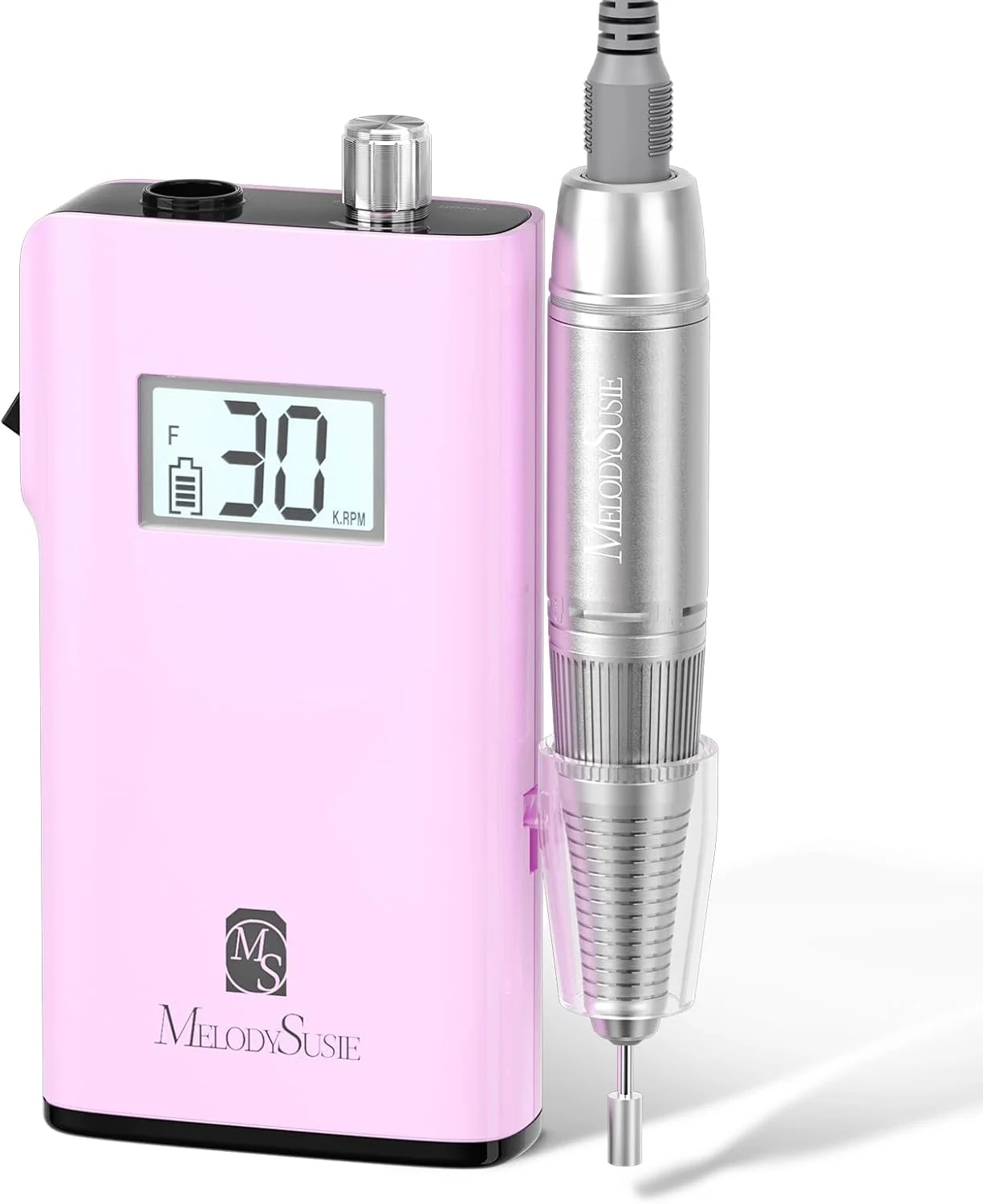 دستگاه سوهان برقی ناخن حرفه ای MelodySusie، 30000 دور در دقیقه، مدل SC320H، ابزار سنگ زنی ژل اکریلیک، دستگاه سوهان ناخن قابل حمل با 6 سر سوهان برای از بین بردن ژل ناخن، مانیکور، پدیکور سالن دستگاه سوهان برقی ناخن حرفه ای MelodySusie، 30000 دور در دقیقه، مدل SC320H، ابزار سنگ زنی ژل اکریلیک، دستگاه سوهان ناخن قابل حمل با 6 سر سوهان برای از بین بردن ژل ناخن، مانیکور، پدیکور سالن