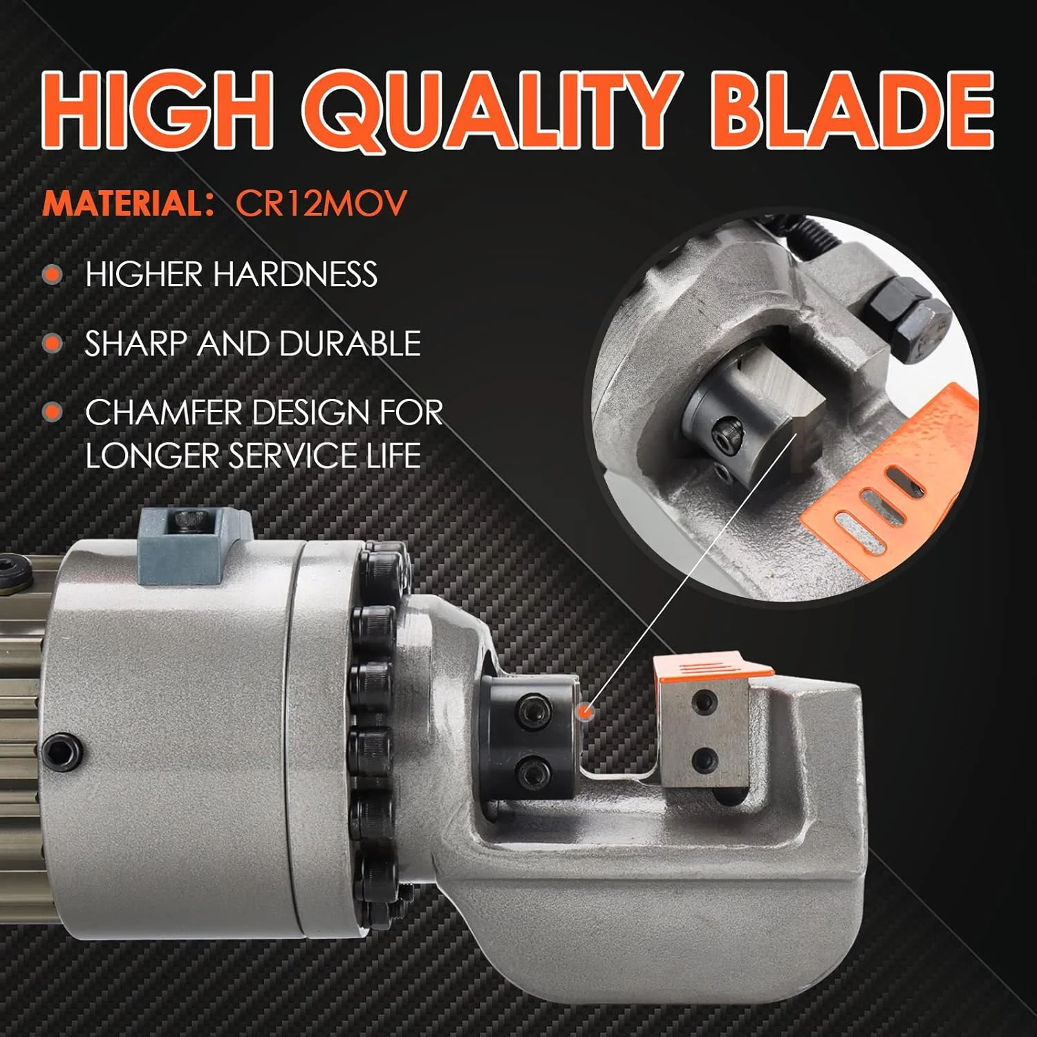 برش میلگرد هیدرولیک برقی 3/4 اینچ، سرعت برش 1.5-2 ثانیه، قابل حمل، برش میلگرد 4-20 میلی متر شماره 6، 1050 وات، 120 ولت/60 هرتز. (خاکستری+نارنجی) برش میلگرد هیدرولیک برقی 3/4 اینچ، سرعت برش 1.5-2 ثانیه، قابل حمل، برش میلگرد 4-20 میلی متر شماره 6، 1050 وات، 120 ولت/60 هرتز. (خاکستری+نارنجی)