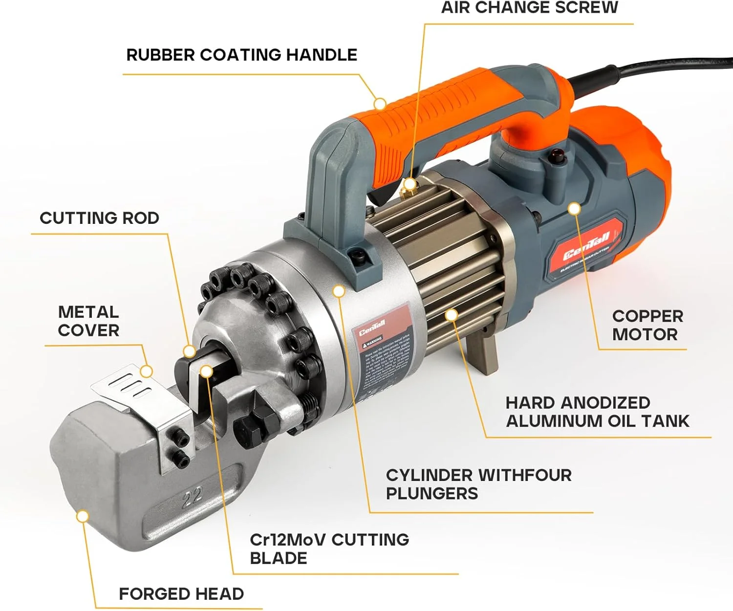 برش میلگرد برقی CENTALL مدل RC-22 برش میلگرد برقی CENTALL مدل RC-22