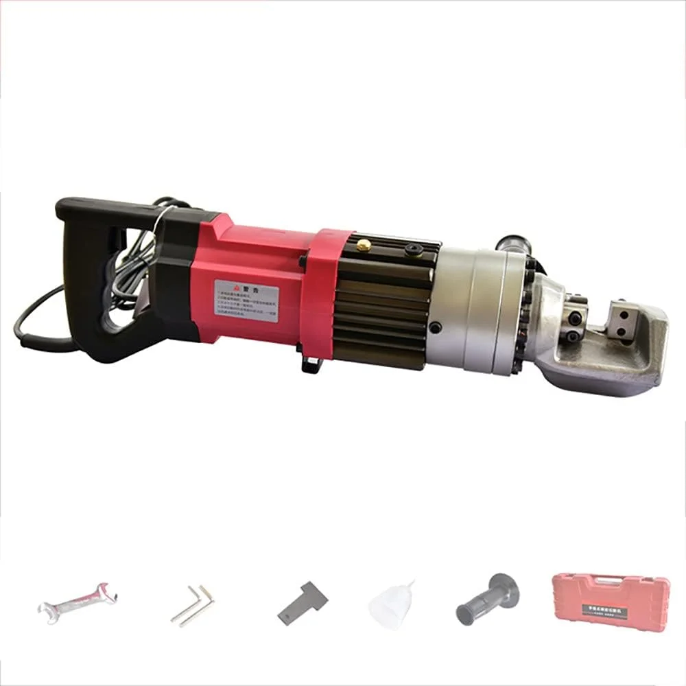 برش میلگرد هیدرولیک دستی برقی، انبر برش جانبی میلگرد 4-16 میلی متر / 4-20 میلی متر، دسته عایق شده با دستگیره پشتی/دستگیره بالایی، برای ابزار ساخت و ساز بتن، RC-20-A