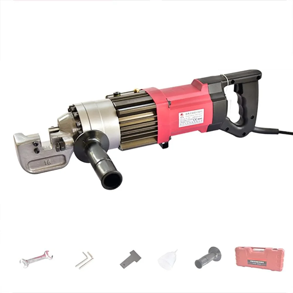 قیچی برش میلگرد هیدرولیک برقی دستی، انبر برش جانبی میلگرد 4-16 میلی متر / 4-20 میلی متر، دسته عایق پشتی / دسته عایق بالایی، برای ابزار ساخت و ساز بتن، RC-16-A