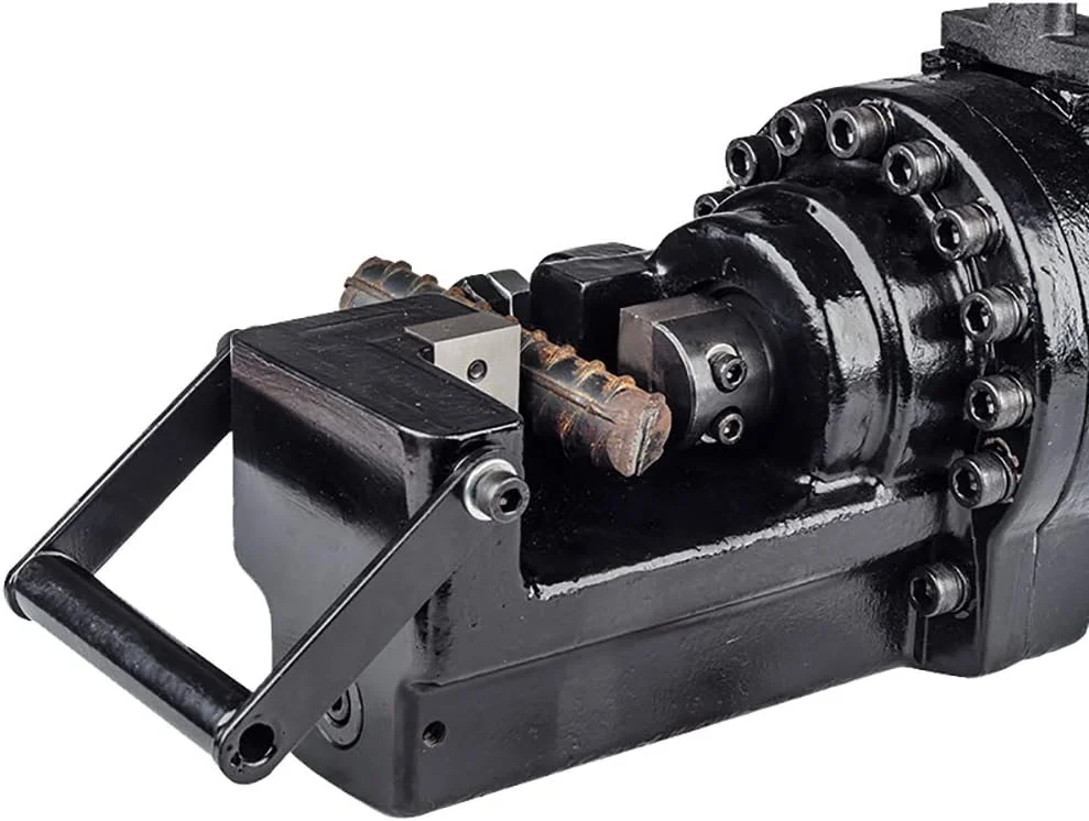 دستگاه برش میلگرد هیدرولیک برقی برای برش میلگرد فولادی، محدوده برش میلگرد فولادی 6-32 میلی متر