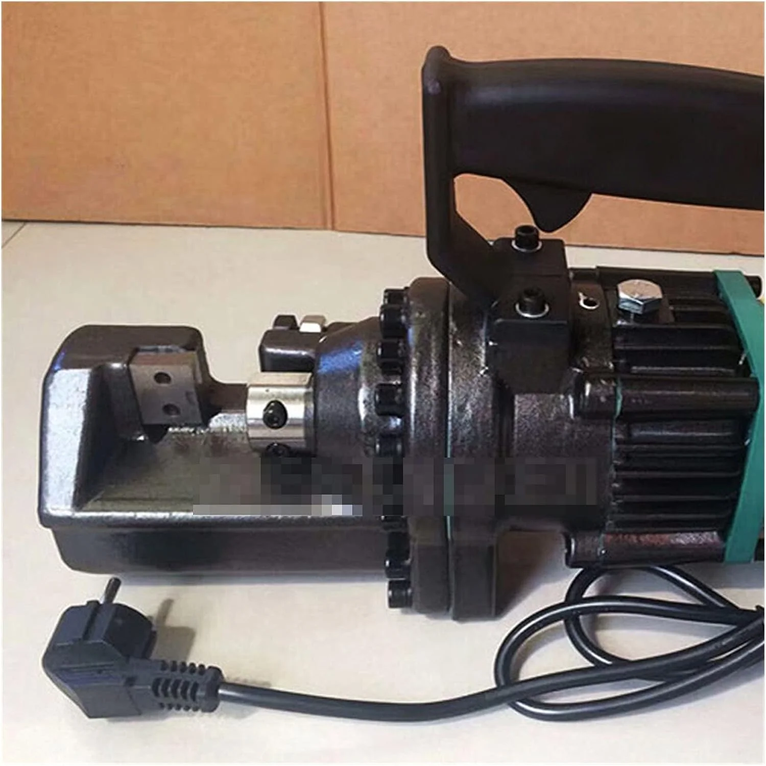 دستگاه خم کن میلگرد هیدرولیک، قیچی فولادی برقی 220 ولت 750/1350 وات، برش میلگرد هیدرولیک قابل حمل، دستگاه برش سریع، گیره قیچی کوچک، خم کن میلگرد برقی (4-22 میلی متر)