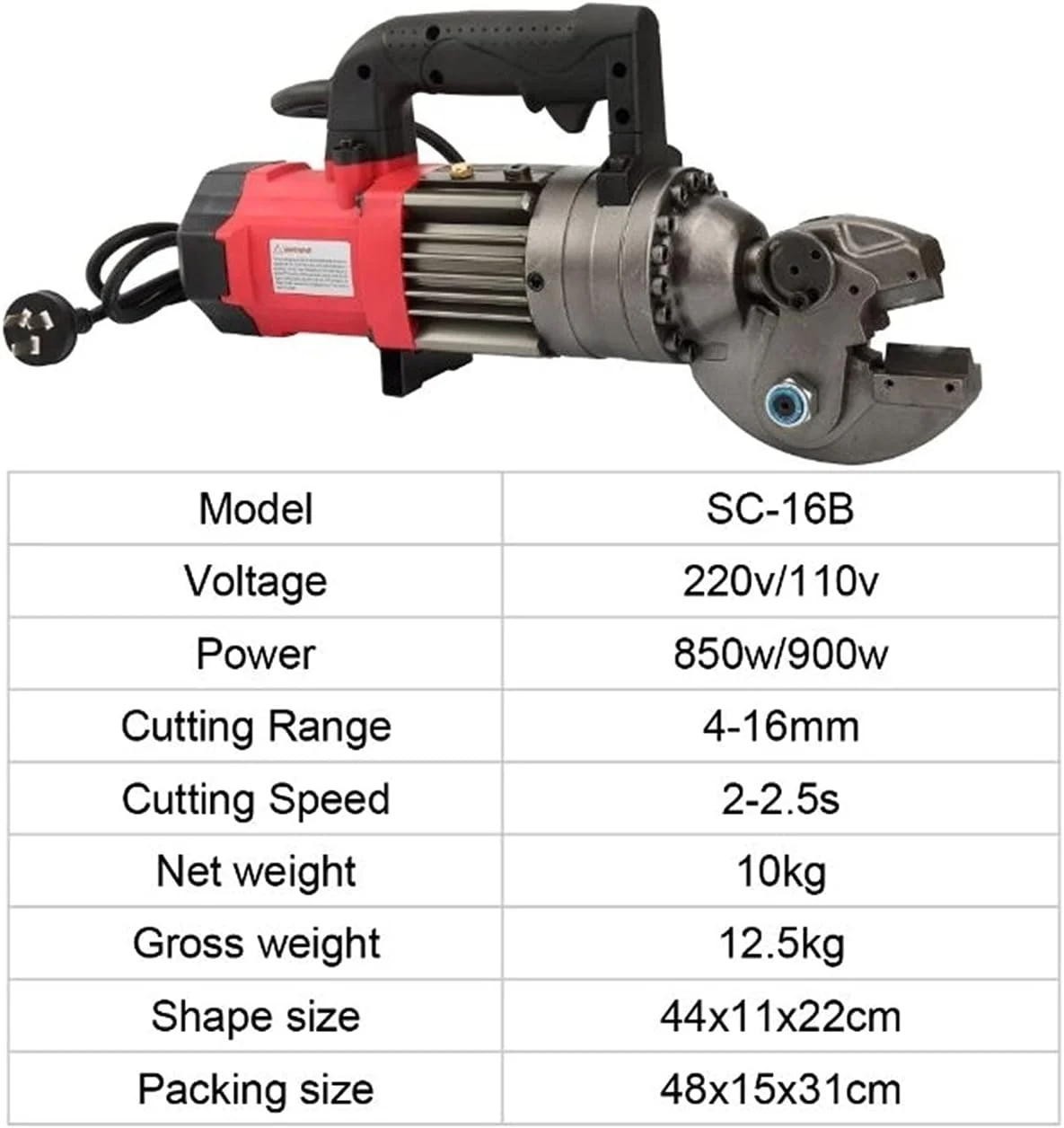 دستگاه خم کن میلگرد برقی، برش میلگرد فولادی 4-16 میلی متر، دستگاه برش میلگرد با کاربرد ویژه برای میله های آهن زاویه دار، خم کن میلگرد دستی