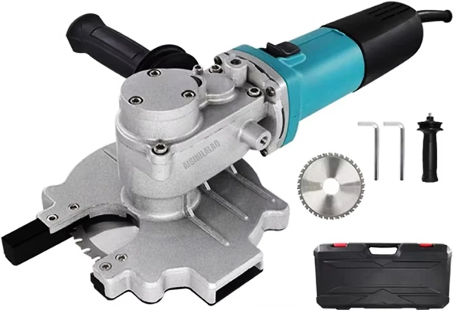 دستگاه برش میلگرد قابل حمل HUIZHITENGDA 220V/50Hz، برش تا 4-40 میلی متر، دستگاه برش میلگرد فولادی بتن با قدرت بالا مناسب برای سایت های ساختمانی (1680 وات)