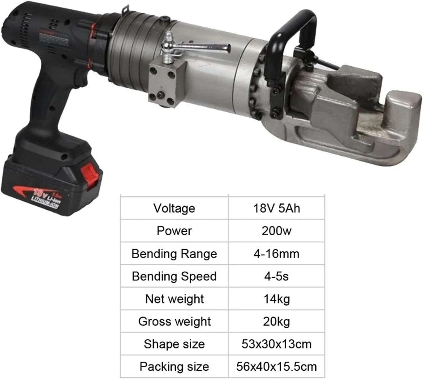 دستگاه خم کن میلگرد هیدرولیک LHTYXX، برش میلگرد برقی، برش میلگرد قابل حمل، دستگاه برش شارژی، دستگاه برش هیدرولیک کوچک، خم کن میلگرد برقی
