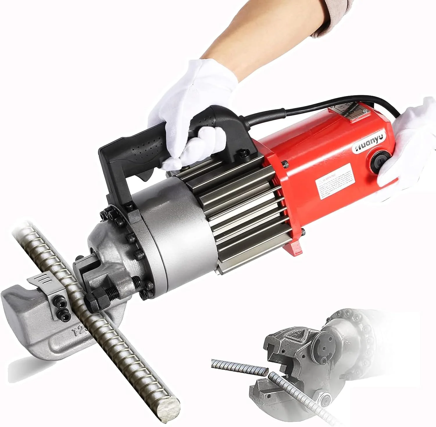 دستگاه برش میلگرد هیدرولیک برقی LNNLAA، دستگاه برش میلگرد دستی، سرعت برش: 1-1.5 ثانیه، محدوده: 4-16 میلی متر، دسته ضد لغزش، اتلاف سریع گرما، برای برش سریع فولاد