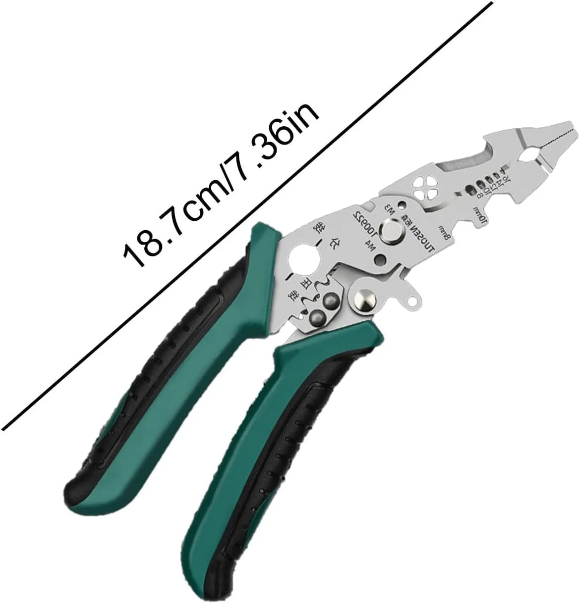 سیم لخت کن و سیم چین، ابزار سیم لخت کن چند منظوره، سیم چین با طراحی دسته حرفه ای، سیم چین و ابزار پرس جهانی، انبر برق چند منظوره برای پرس و برش