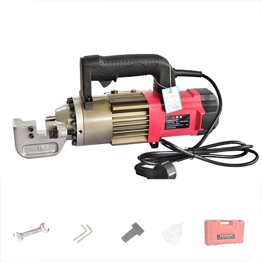 قیچی میلگرد بر هیدرولیک دستی برقی QJJML، انبر برش جانبی میلگرد 4-16 میلی متر / 4-20 میلی متر، دسته عایق شده با گریپ پشتی/بالایی، برای ابزار ساخت و ساز بتن، RC-16-B