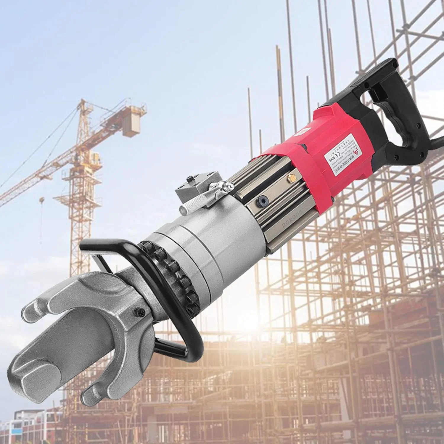 ابزار هیدرولیک QJJML، خم کن میلگرد برقی قابل حمل 22 میلی متر، دستگاه خم کن میلگرد فولادی هیدرولیک برقی، سرعت 2-2.5 ثانیه