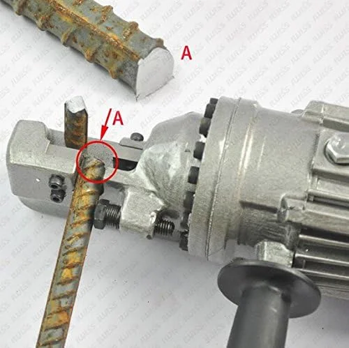 دستگاه برش میلگرد هیدرولیک برقی قابل حمل RIMOAL 4-16 میلی متر، ابزار برش میلگرد برقی مدل RC-16