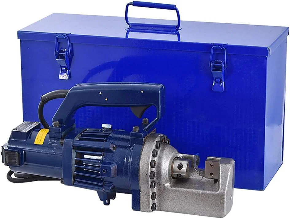 دستگاه برش میلگرد برقی SMKW، دستگاه برش میلگرد هیدرولیک برقی قابل حمل 22 میلی متری، برش سریع 3.5-4.5 ثانیه، برای برش میلگردهای فولادی 4-22 میلی متری و میله های فولادی مختلف