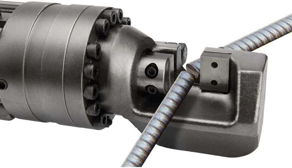 دستگاه برش میلگرد برقی SMKW، دستگاه برش میلگرد هیدرولیک برقی قابل حمل 22 میلی متری، برش سریع 3.5-4.5 ثانیه، برای برش میلگردهای فولادی 4-22 میلی متری و میله های فولادی مختلف