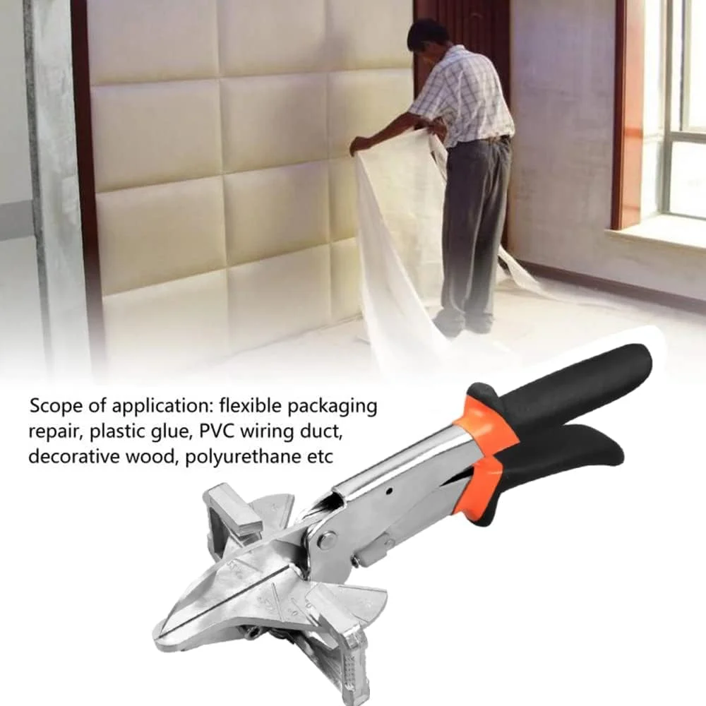 برش زاویه ای چند منظوره، 0 تا 135 درجه، قیچی برش زاویه ای قابل تنظیم برای کارهای چوبی