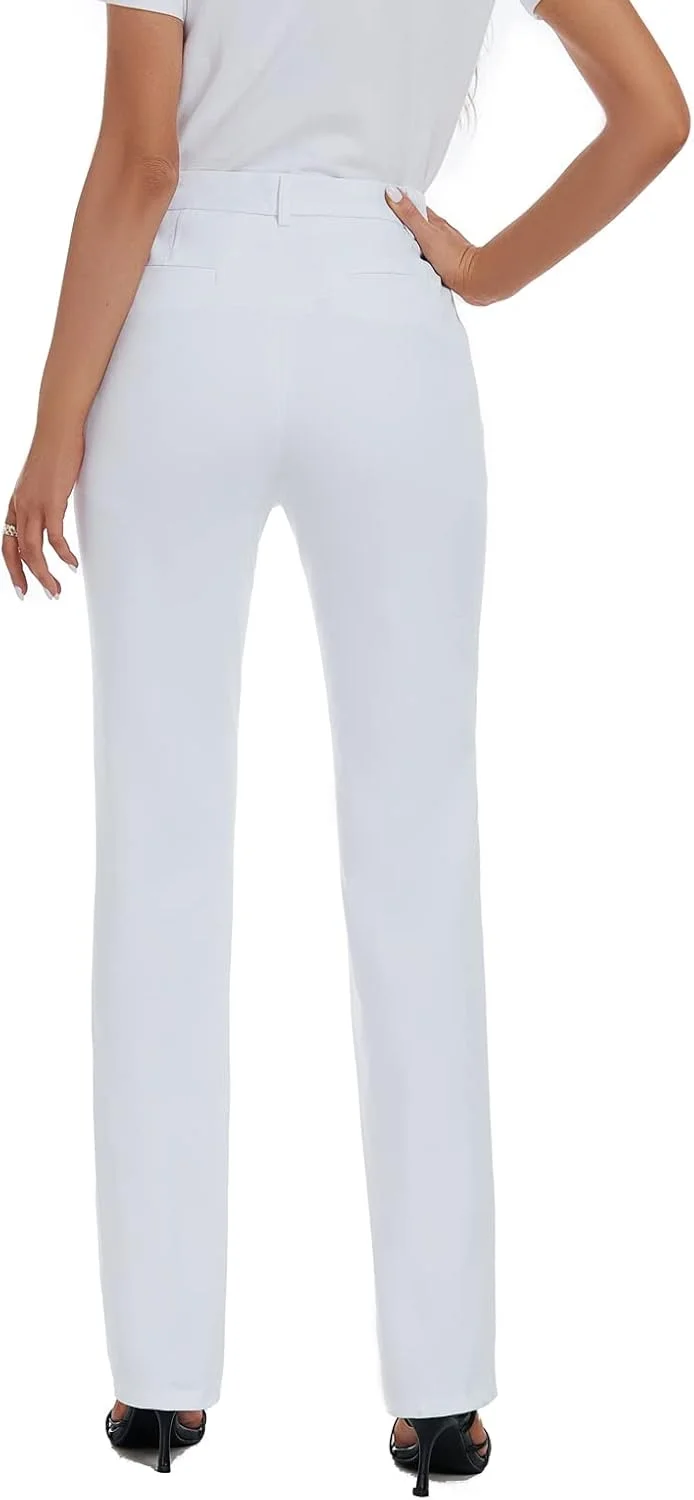 شلوار راسته کشی زنانه iChosy مناسب کار، اداره، استایل کژوال و دارای جیب شلوار راسته کشی زنانه iChosy مناسب کار، اداره، استایل کژوال و دارای جیب