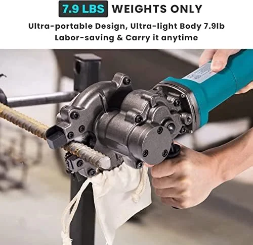 دستگاه برش میلگرد برقی UPIKIT، اره برش سرد لوله فولادی 1100 وات، دستگاه برش میلگرد تا سایز 25 میلی متر