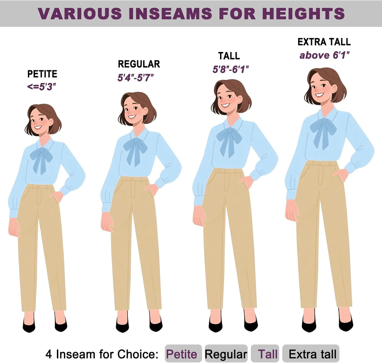 شلوار راسته کشی زنانه iChosy مناسب کار، اداره، استایل غیر رسمی، دارای جیب، خاکی، سایز 14 شلوار راسته کشی زنانه iChosy مناسب کار، اداره، استایل غیر رسمی، دارای جیب، خاکی، سایز 14