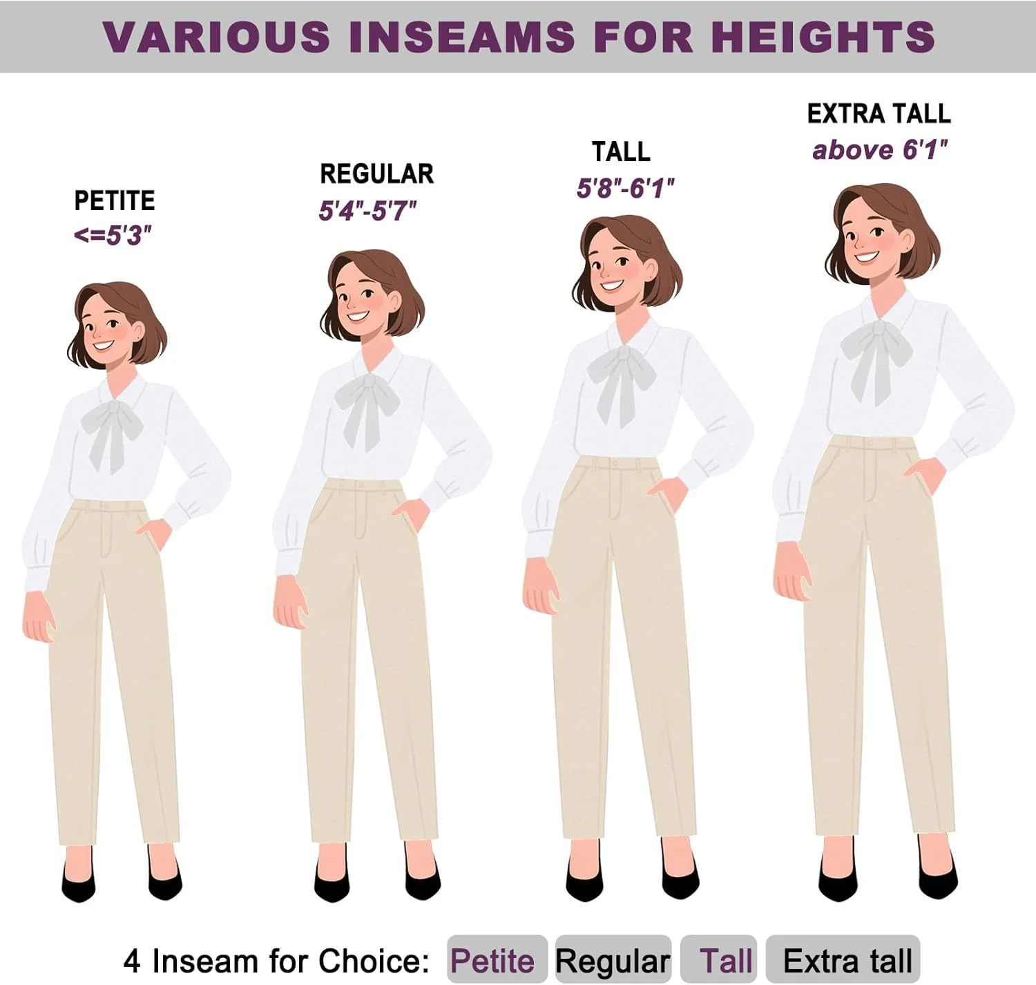 شلوار زنانه راسته، کشی، مناسب کار، اداری و غیر رسمی به همراه جیب، خاکی روشن، سایز 14