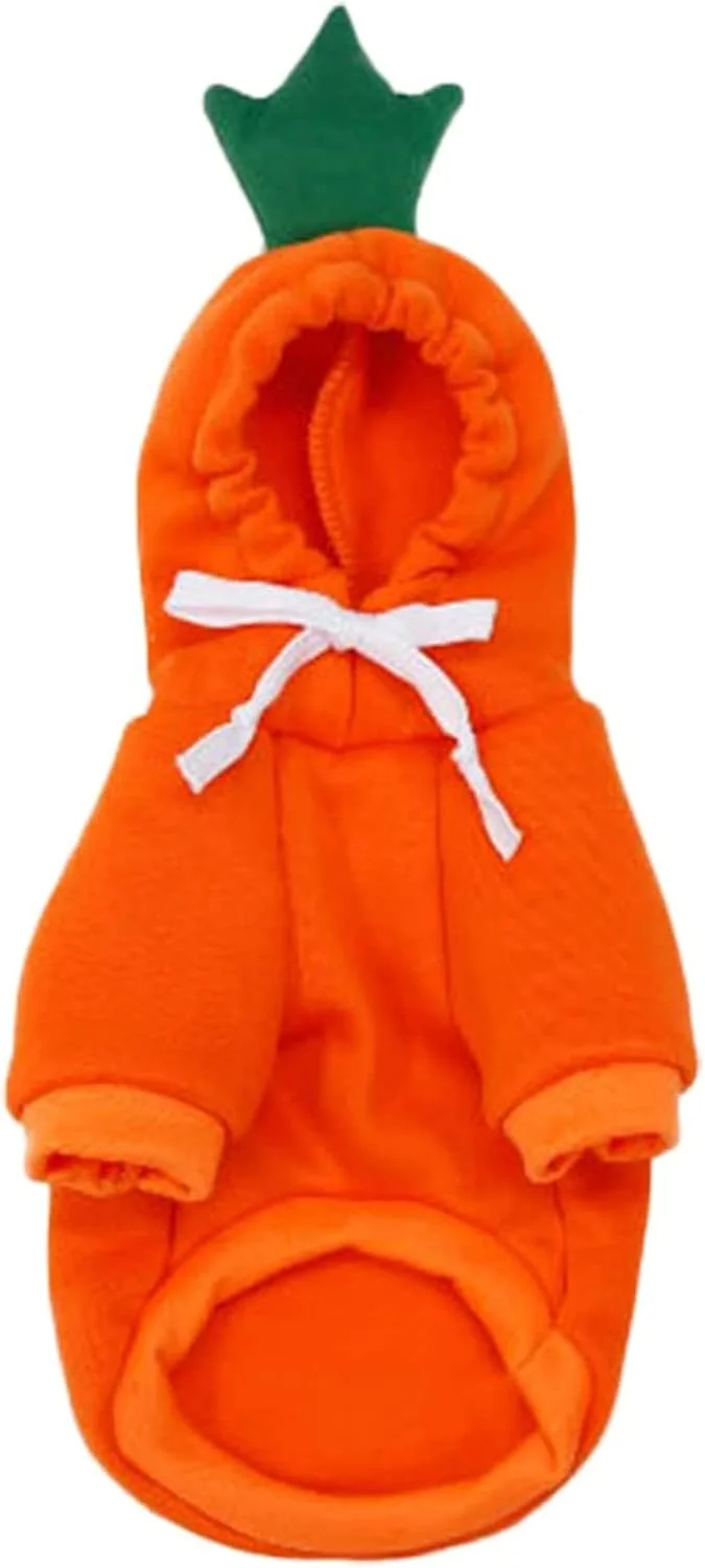 لباس هودی حیوانات خانگی KASTWAVE، لباس سگ و گربه، لباس هالووین حیوانات خانگی، ژاکت گرم طرح هویج، لباس گرم مناسب هوای سرد برای سگ، گربه، توله سگ و سگ های کوچک و بزرگ (نارنجی) لباس هودی حیوانات خانگی KASTWAVE، لباس سگ و گربه، لباس هالووین حیوانات خانگی، ژاکت گرم طرح هویج، لباس گرم مناسب هوای سرد برای سگ، گربه، توله سگ و سگ های کوچک و بزرگ (نارنجی)