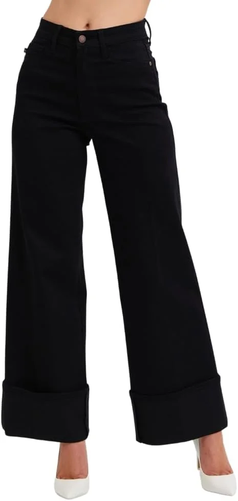 شلوار زنانه پاچه گشاد دمپا پاکتی فاق بلند مشکی شلوار زنانه پاچه گشاد دمپا پاکتی فاق بلند مشکی