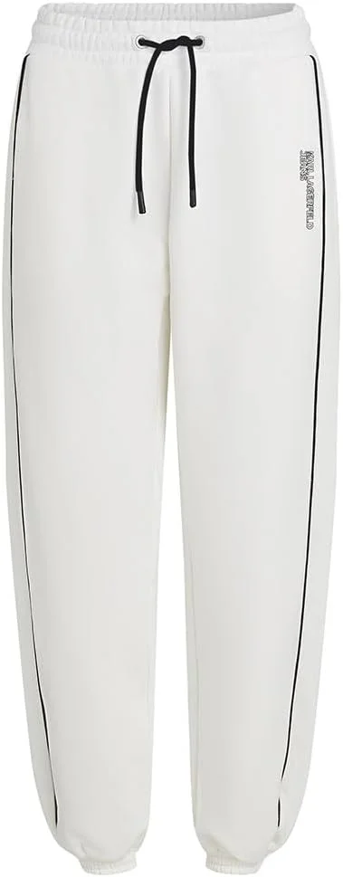 شلوار گرمکن زنانه کارل لاگرفلد جینز مدل Piping Sweat Pant
